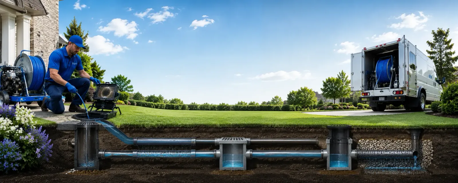 Outdoor drain cleaning information for Poughquag, NY